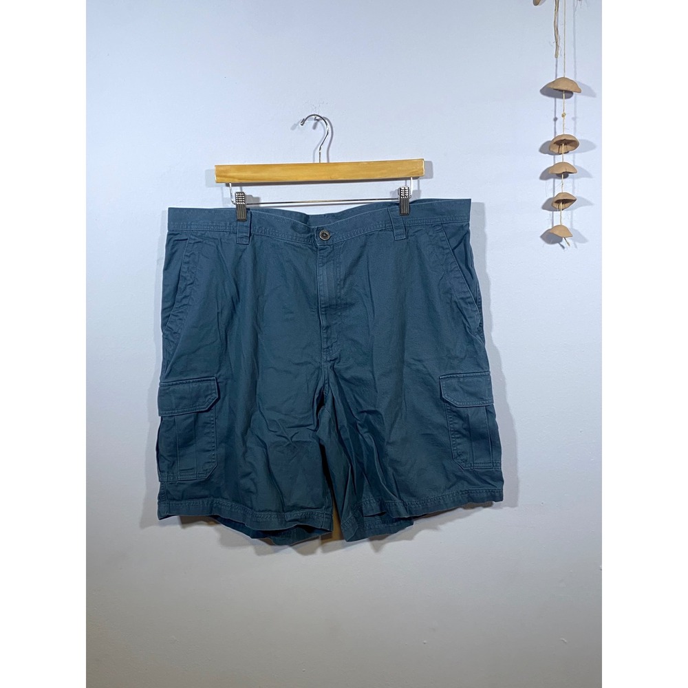 Blue Columbia Cargo Shorts Omni-Shade Cotton Canvas 42W Mens